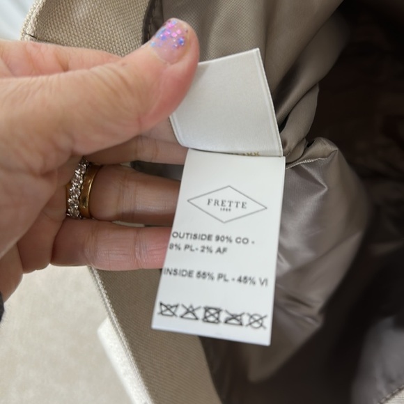 Frette Cotton Canvas Bag - Picture 7 of 11